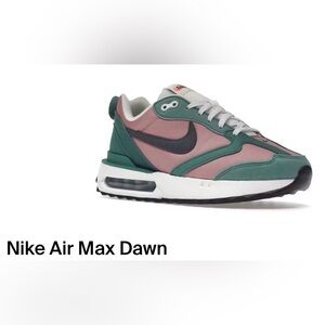 Nike Air Max Dawn Pink and Green Sneakers